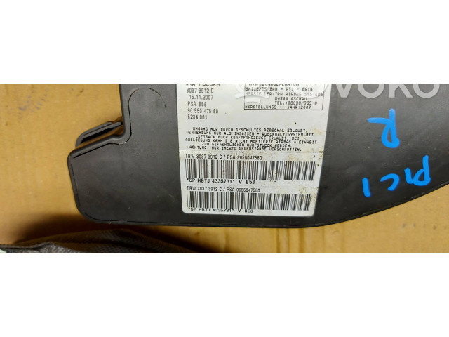 Подушка безопасности в сиденье 9655047580, 9654114980   Citroen C4 I Picasso
