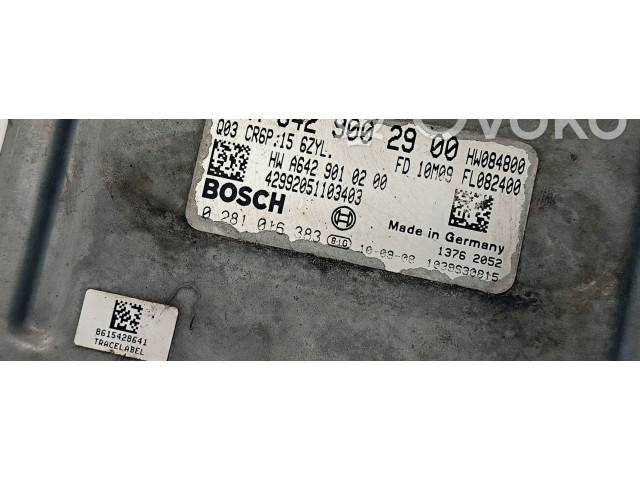 Блок управления двигателем Блок управления A6429002900   Mitsubishi Montero