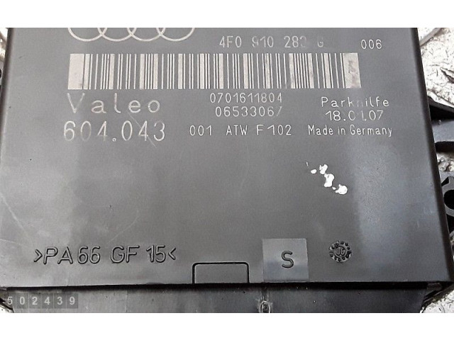 Блок управления парковки 4f0919283g Audi A6 S6 C6 4F