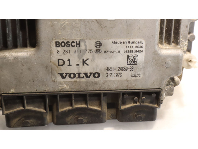 Блок управления двигателем Блок управления 4N51-12A650-BB   Volvo C30