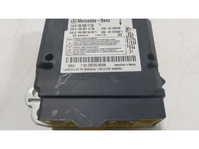 Блок подушек безопасности A1669001709   Mercedes-Benz ML AMG W164