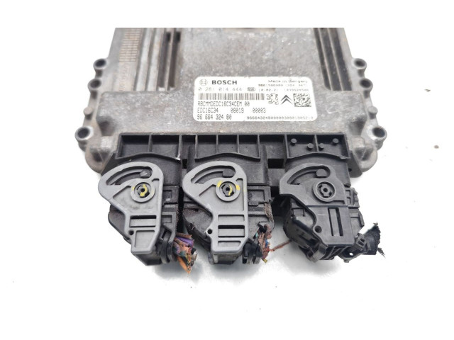 Блок управления двигателя 9666432480, 0281014444 Peugeot Bipper