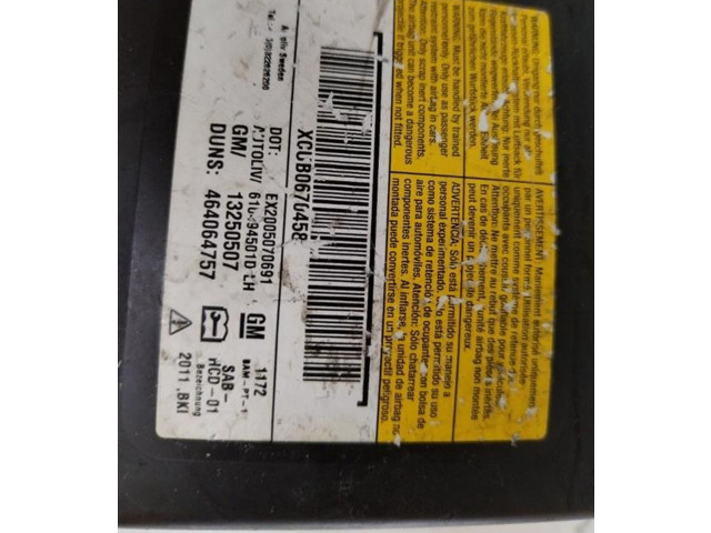 Надувная подушка для сиденья 13250507, 13250507   Opel Meriva B