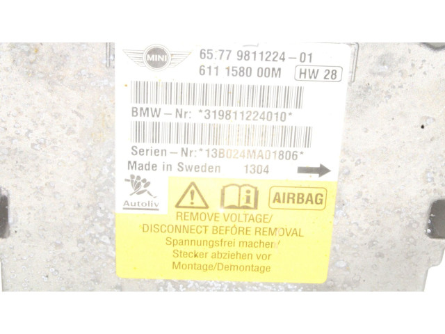 Блок подушек безопасности 9811224   Mini One - Cooper Coupe R56