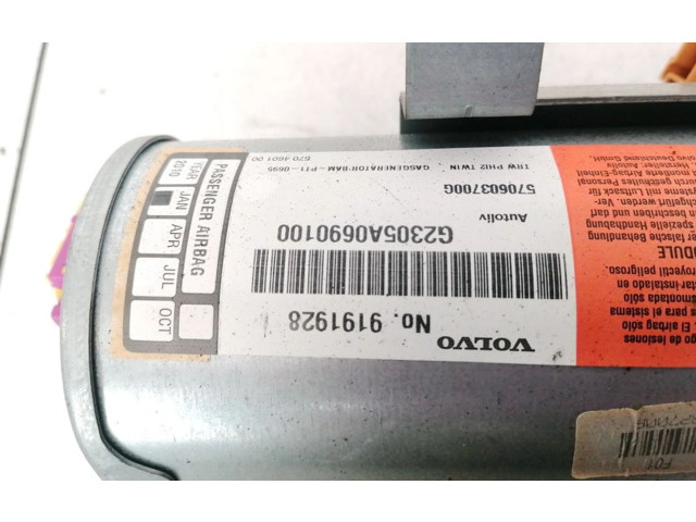 Подушка безопасности пассажира 9191928, 9191928   Volvo V70