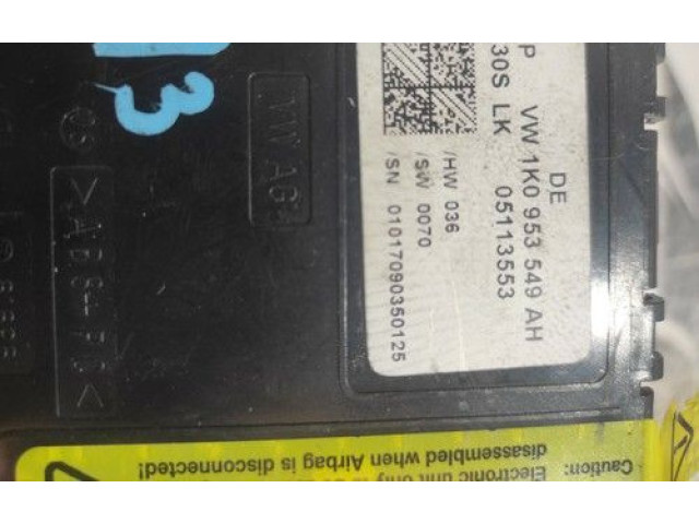 Блок управления 1K0953549AH, 1K0953549AH   Audi A3 S3 8P