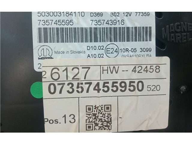 Панель приборов 735743916 Jeep Renegade