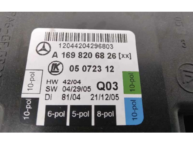 Блок комфорта A1698206826, DELANTERODERECHO   Mercedes-Benz A W169   