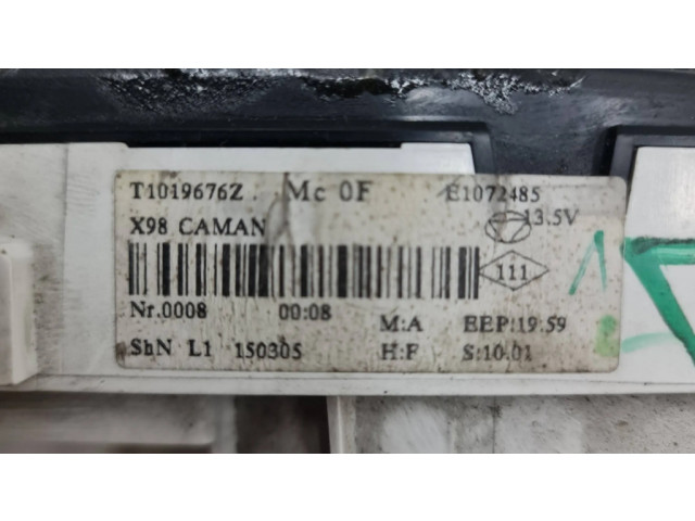 Блок управления климат-контролем T1019676Z, E1072485 Renault Clio IV