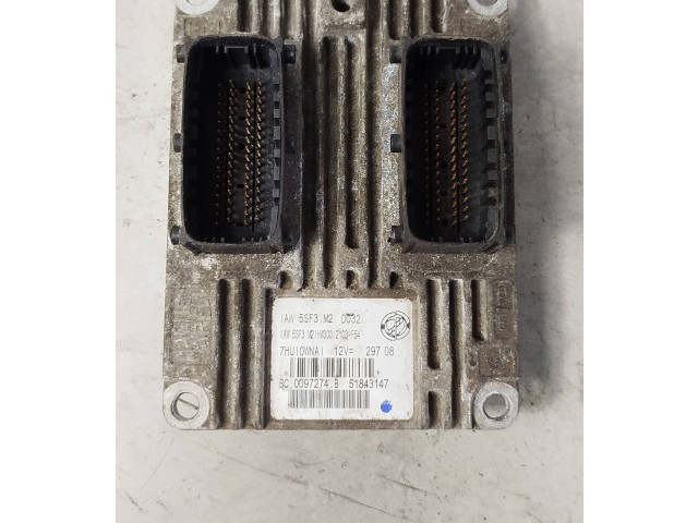 Řídící jednotka 51843147   Fiat Punto (199) 2007