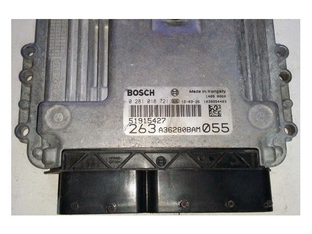 Řídící jednotka 51915427, 0281018721 Fiat Doblo 2010