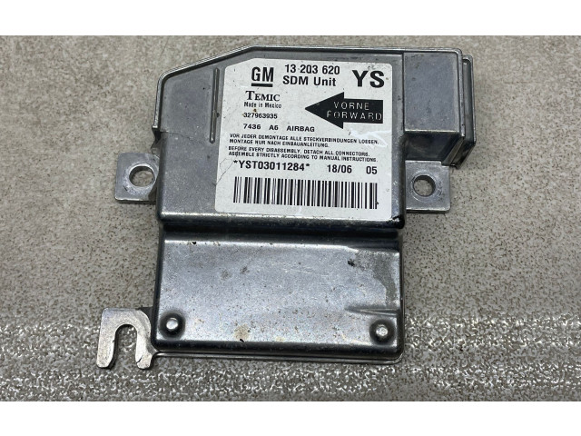 Блок подушек безопасности 13203620   Opel Meriva A