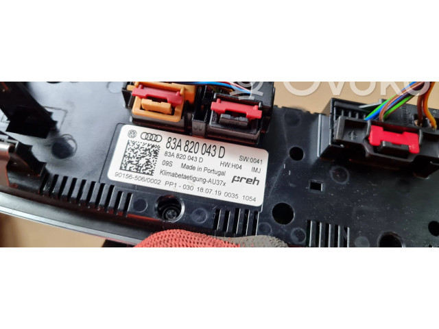 Блок управления климат-контролем 4F0907289G Audi A6 S6 C6 4F