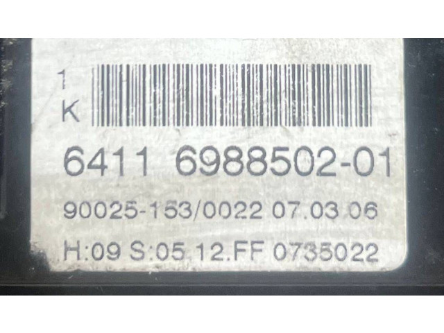 Блок управления климат-контролем 90025-153, 6988502   BMW 5 E60 E61
