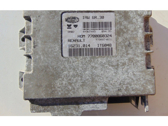 Блок управления двигателя 7700860324 Renault Twingo I