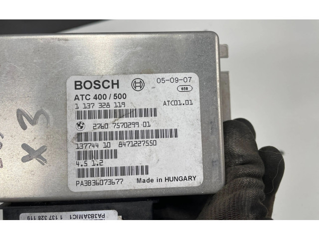 Блок управления редуктора коробки передач (раздатки) 7570299, 27607570299 BMW X3 E83