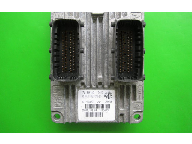 Блок управления двигателя 51784960, 61601 Fiat Idea