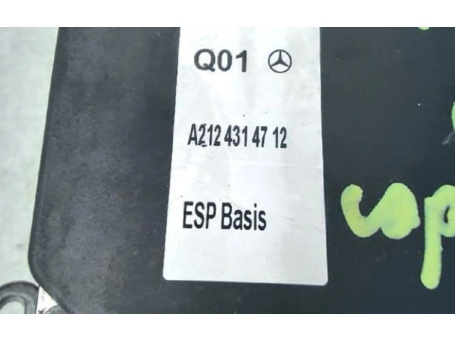 Jednotka ABS 2184313312, 2184313312 Mrcedes-Benz E C207 W207 2010