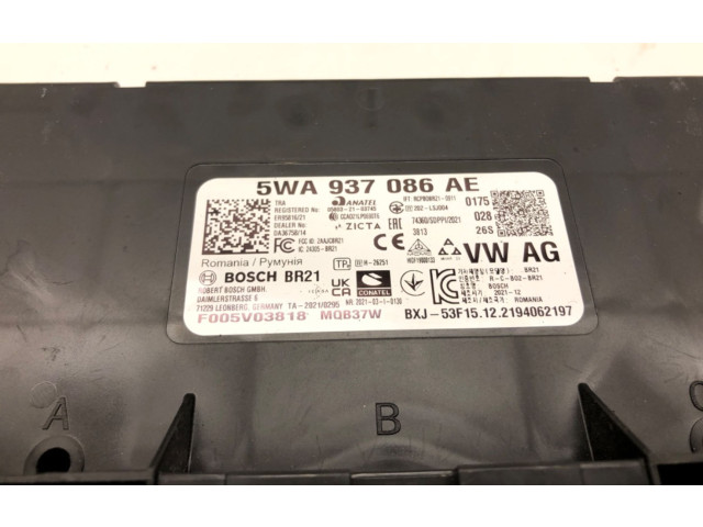 Блок комфорта 5WA937086AE Volkswagen Caddy