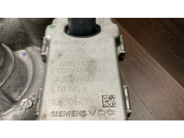 Turbodmychadlo Турбина 6510900186, 6511800022 Mercedes-Benz Vito Viano W639 2.1 OM 651.940