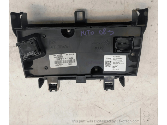 Блок управления климат-контролем 156088743, DENSO Alfa Romeo Mito
