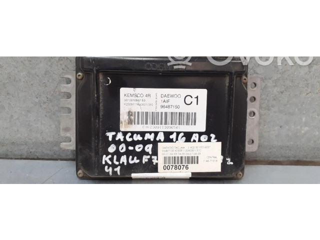 Блок управления двигателем Блок управления 96487150   Chevrolet Rezzo