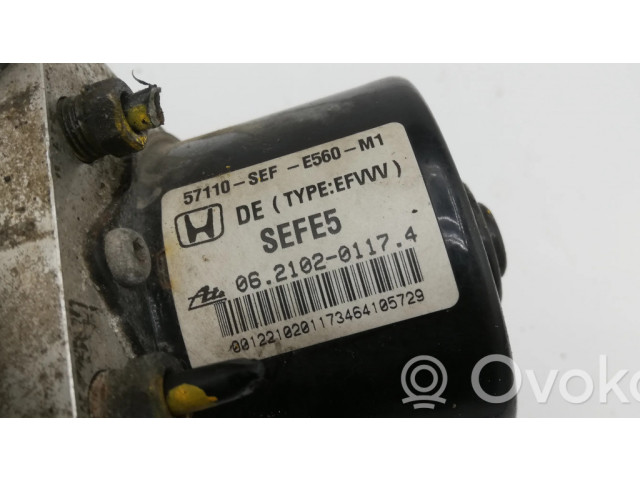 Блок АБС 57110SEFE560M1, 06210201174 Honda Accord 2003-2007 года