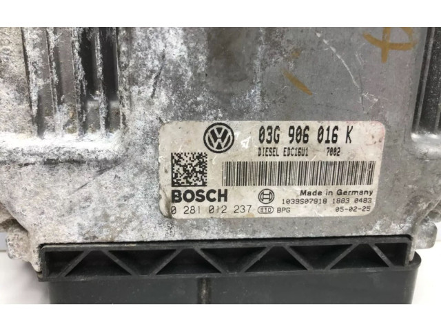 Блок управления двигателя 03G906016K Skoda Octavia Mk2 (1Z)