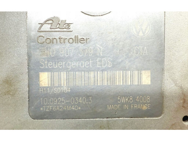 Блок АБС 7H0907379N, 7H0614111B   Volkswagen  Transporter - Caravelle T5  2003 - 2015 года