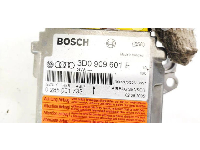 Блок управления надувных подушек     3D0909601E, 0285001733    Volkswagen Phaeton 