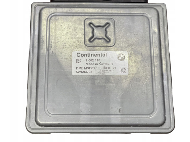 Блок управления двигателя 7602118, 5WK93738   BMW Z4 E89