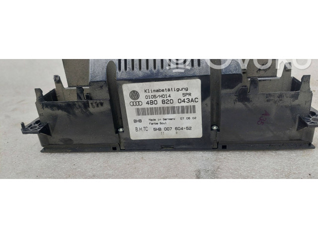 Блок управления климат-контролем 4B0820043AC, 5HB00760452   Audi A6 S6 C5 4B