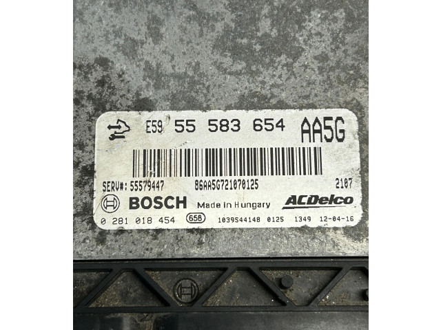 Блок управления двигателя 55579447, 55583654   Opel Meriva B