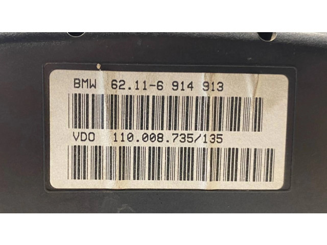 Přístrojová deska BMW 5 E39 2001 6914913, 62116914913