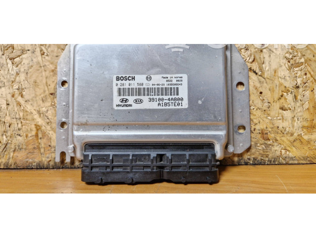 Блок управления двигателя 391004a800, 0281011580   KIA Sorento