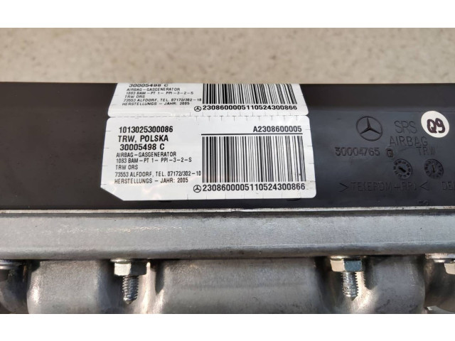 Подушка безопасности пассажира A2308600005   Mercedes-Benz SL R230