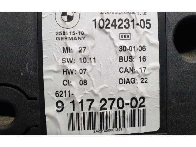 Панель приборов 911727002, BORGINSTRUMENTE   BMW Z4 E85 E86       