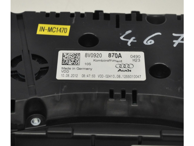 Панель приборов 8V0920870A Audi A7 S7 4G