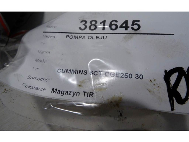 Čerpadlo oleje 3948071 Acura CL II