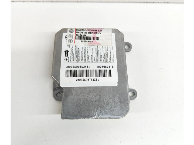 Блок подушек безопасности 1C0909605K Skoda Fabia Mk1 (6Y)