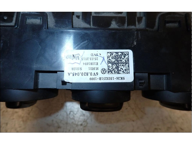 Блок управления климат-контролем 6V0820045D9B9   Skoda Fabia Mk3 (NJ)