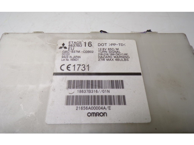 Модуль управления BSM 657089, 8637B316 Citroen C-Zero