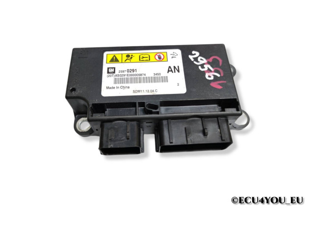 Блок управления надувных подушек 25970291   Chevrolet Captiva