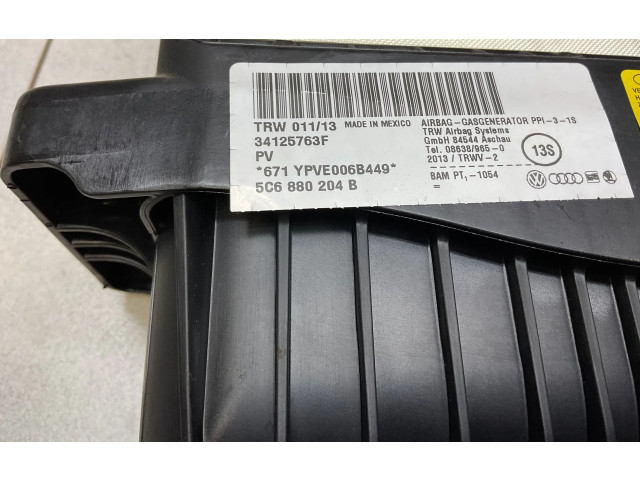 Подушка безопасности пассажира 5C6880204B Volkswagen Jetta VI