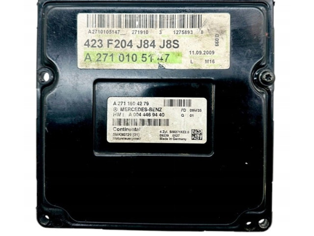 Řídící jednotka A2711504279, A0044469440 Mercedes-Benz C W204 2012