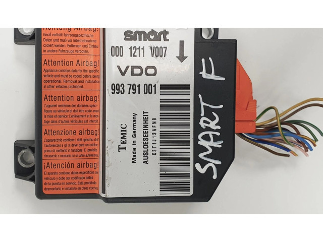 Блок подушек безопасности 0001211V007 Smart ForTwo II