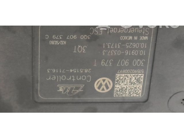 Блок АБС 3Q0907379T, 3Q0907379C Skoda Octavia Mk3 (5E) 2013 - 2019 года