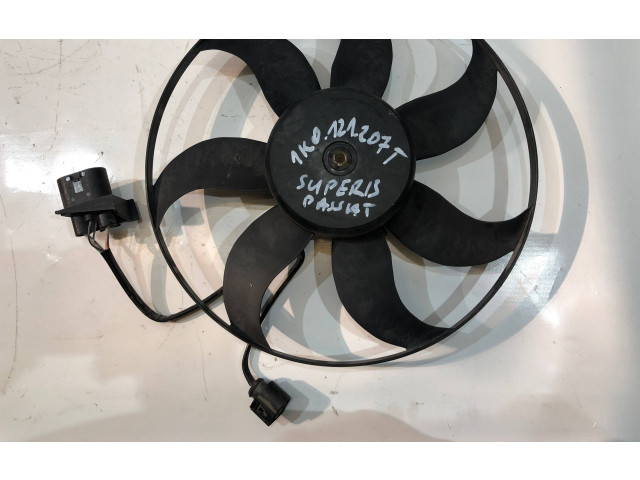 Вентилятор радиатора     1K0959455P, 1K0121205AD    Skoda Superb B5 (3U) 