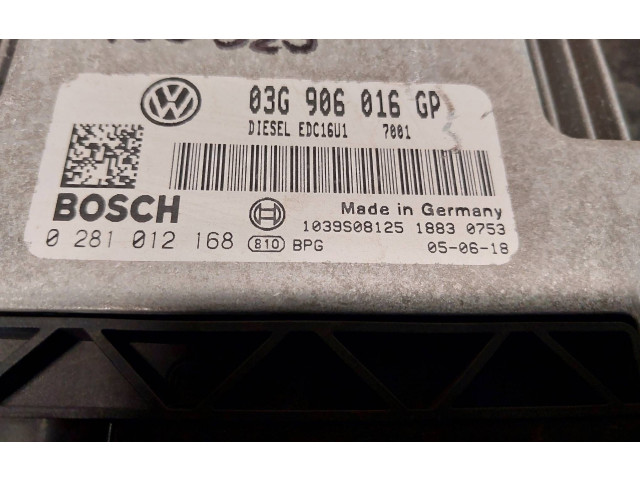 Řídící jednotka 03G906016GP, 0281012168 Volkswagen Caddy 2009
