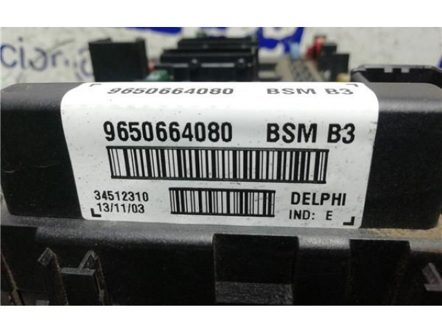 Блок предохранителей 9650664080, 9650664080   Citroen Xsara    